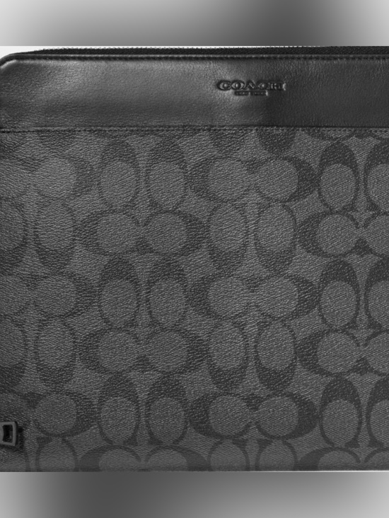 Coach Handbags - Coach second bag black & gray f32654